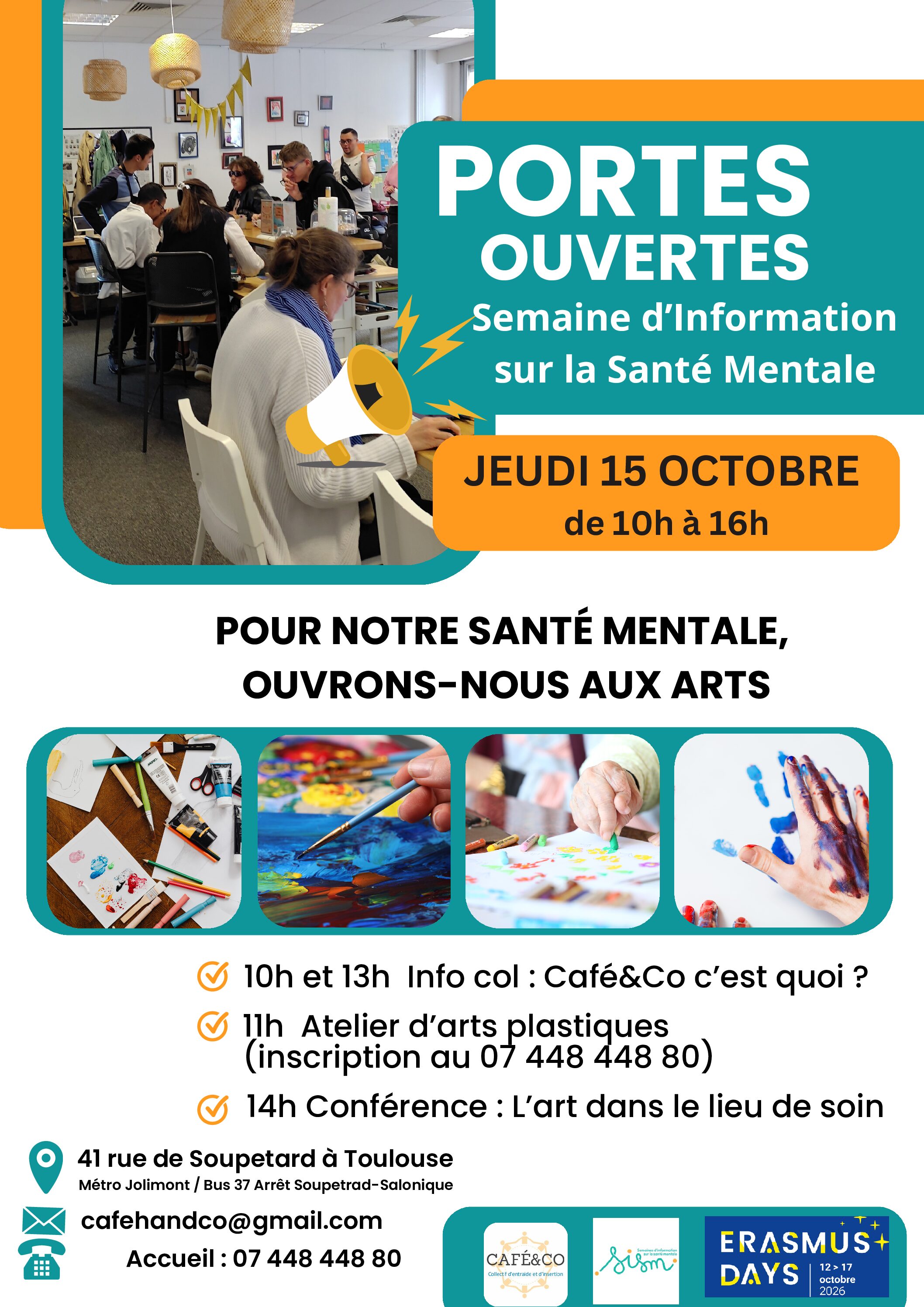 Portes ouvertes de Café&Co – Semaine d’Information sur la Santé Mentale 2026